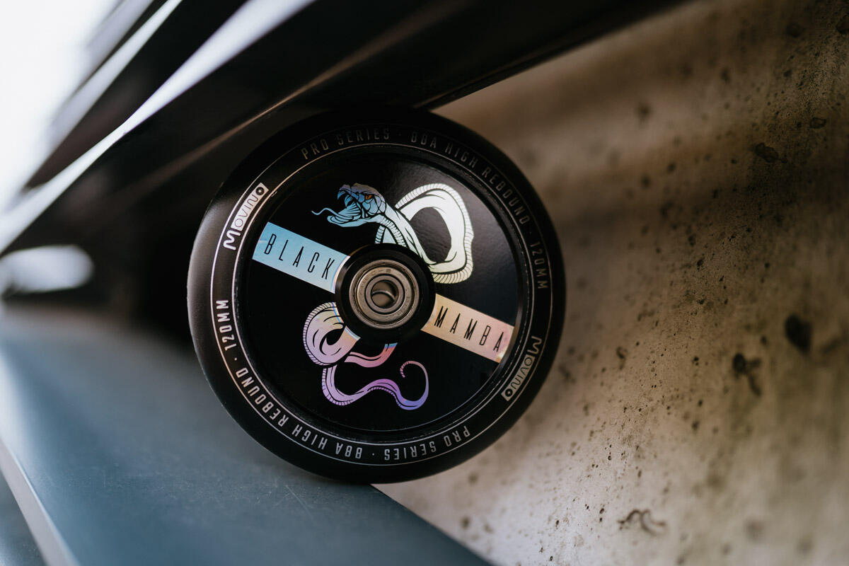 Kółka do hulajnogi wyczynowej dla dzieci Movino Black Mamba Stunt Wheels 88A 110 2/3
