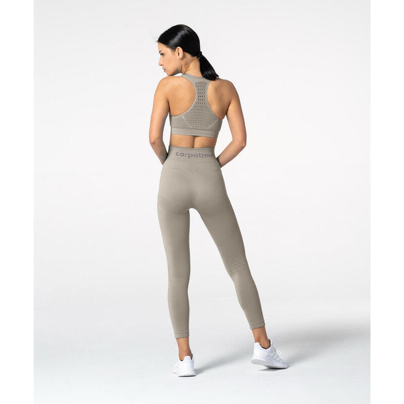 Legginsy bezszwowe Phase latte