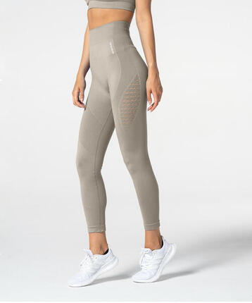 Legginsy bezszwowe Phase latte