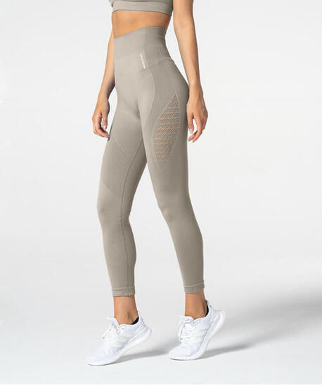 Legginsy bezszwowe Phase latte