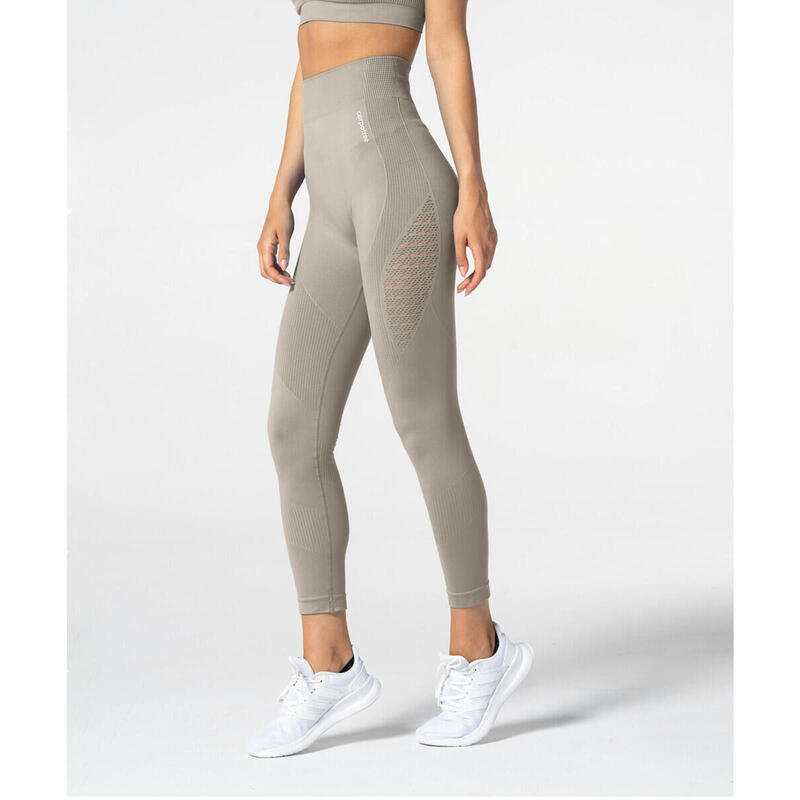 Legginsy bezszwowe Phase latte