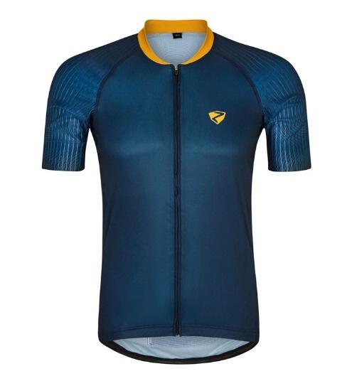 Fietsshirt Korte Mouw Heren - Ziener NELOS Hale Navy Maat S 1/1