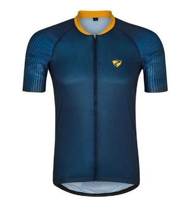 Fietsshirt korte mouw heren - ziener nelos hale navy maat m