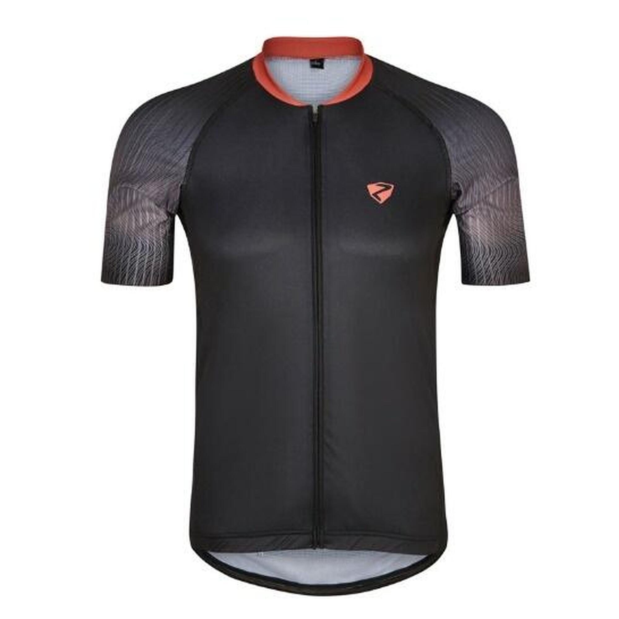 Fietsshirt Korte Mouw Heren - Ziener NELOS Zwart Maat M