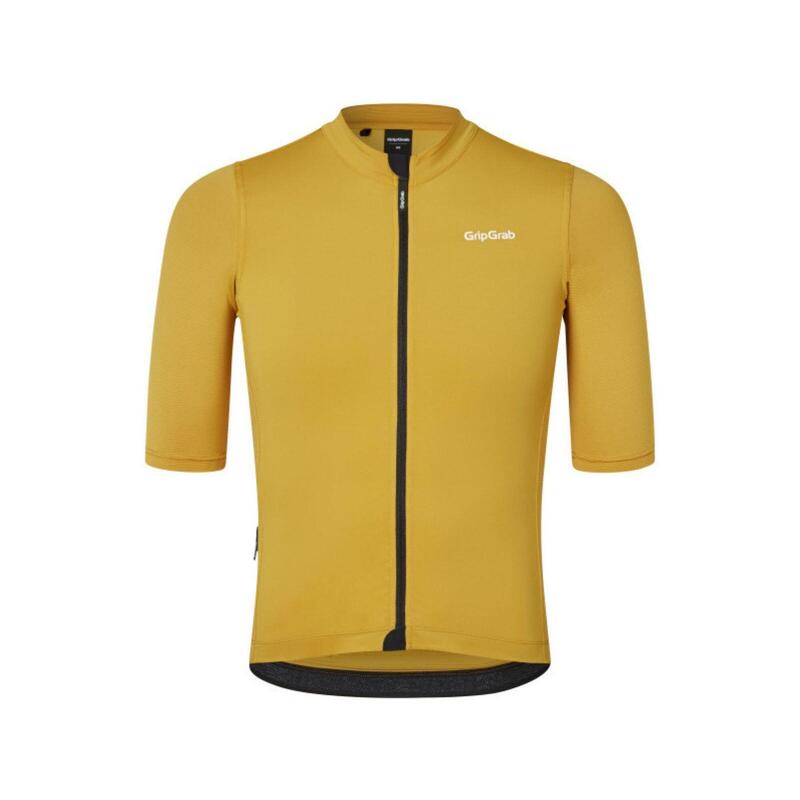 Fietsshirt Korte Mouw Heren - GripGrab Ride Mosterd Geel Maat M