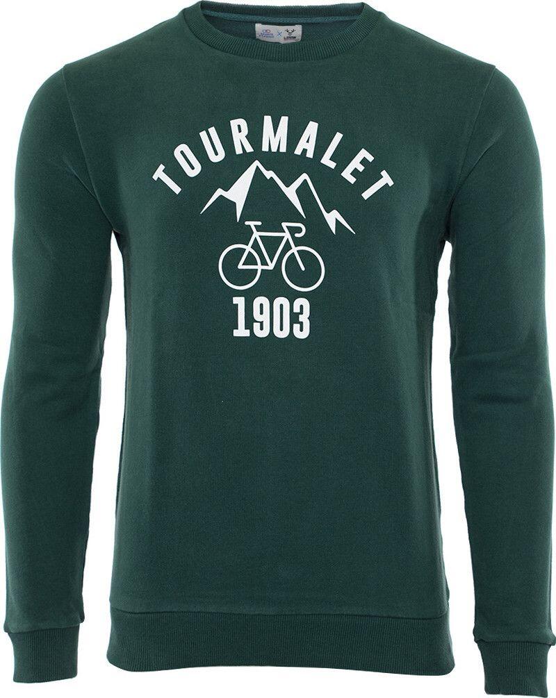 Sweat LeBram x Sport d'Epoque Tourmalet Vert Bouteille 2/6