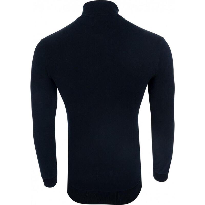 LeBRAM SWEAT ZIPPE ECUSSON DARK BLUE