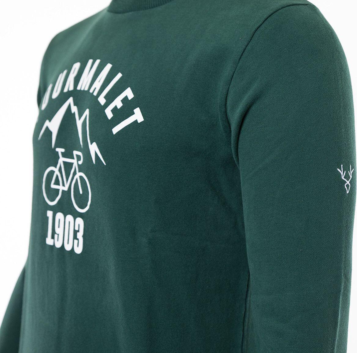Sweat LeBram x Sport d'Epoque Tourmalet Vert Bouteille 5/6