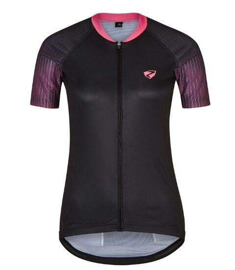 Chemise cycliste à manches courtes pour dames - Ziener NAIALA Noir Taille 44
