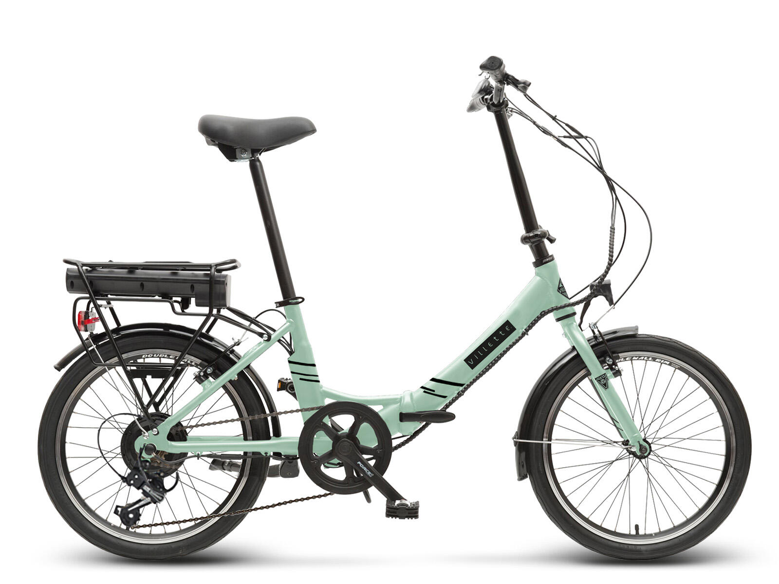 VILLETTE Villette les Vacances, vouwbare e-bike, 6 sp, 20 inch, mint