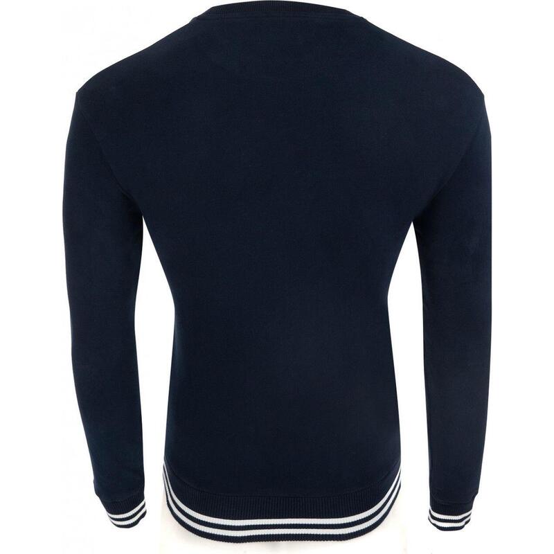 LeBRAM SWEAT COL ROND ECUSSON DARK BLUE