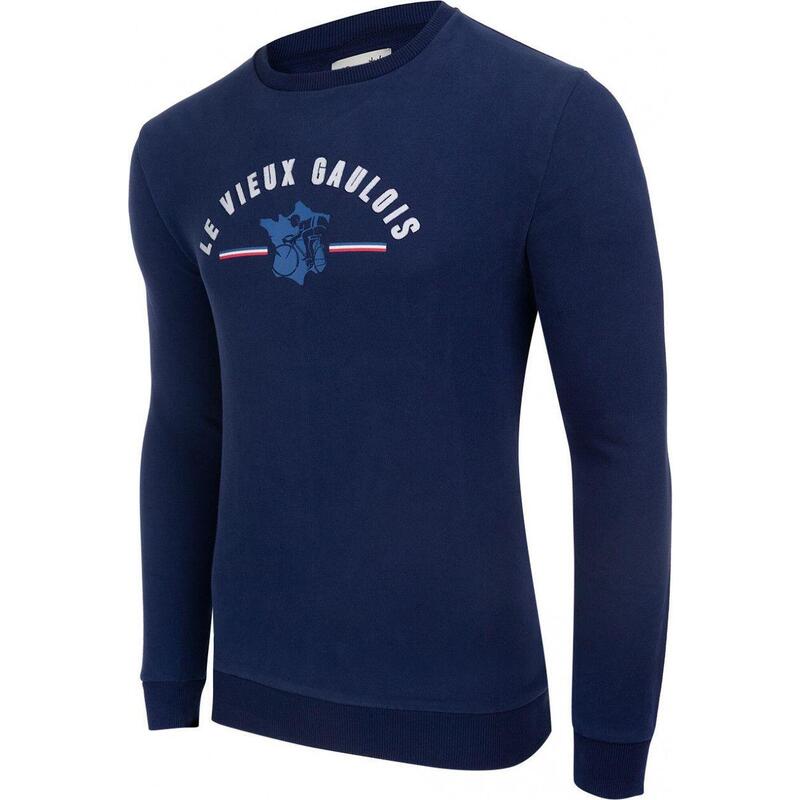 LeBRAM x SPORT D'EPOQUE SWEAT HEXAGONE NAVY BLUE