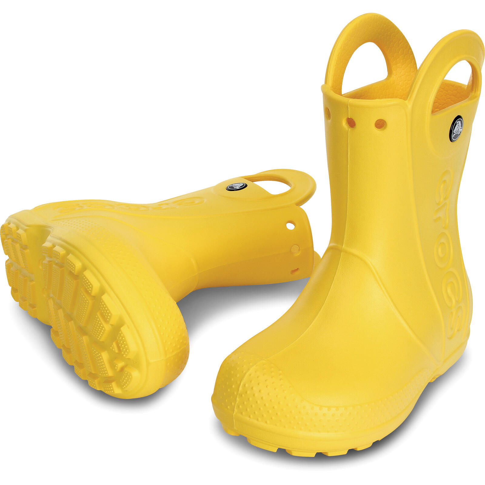 Stivali Crocs Handle It Rain, Giallo, Bambini 4/7