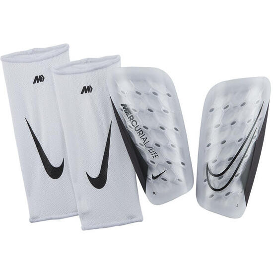 Protège-tibias Nike Mercurial Lite, Blanc, Unisexe