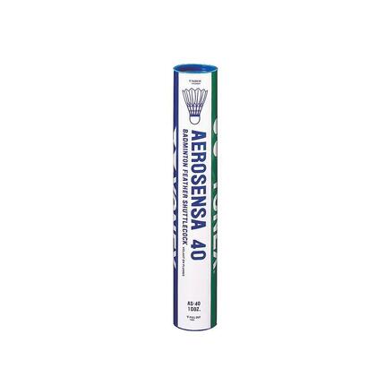 Tube de 12 volants de badminton Yonex Aerosensa 40