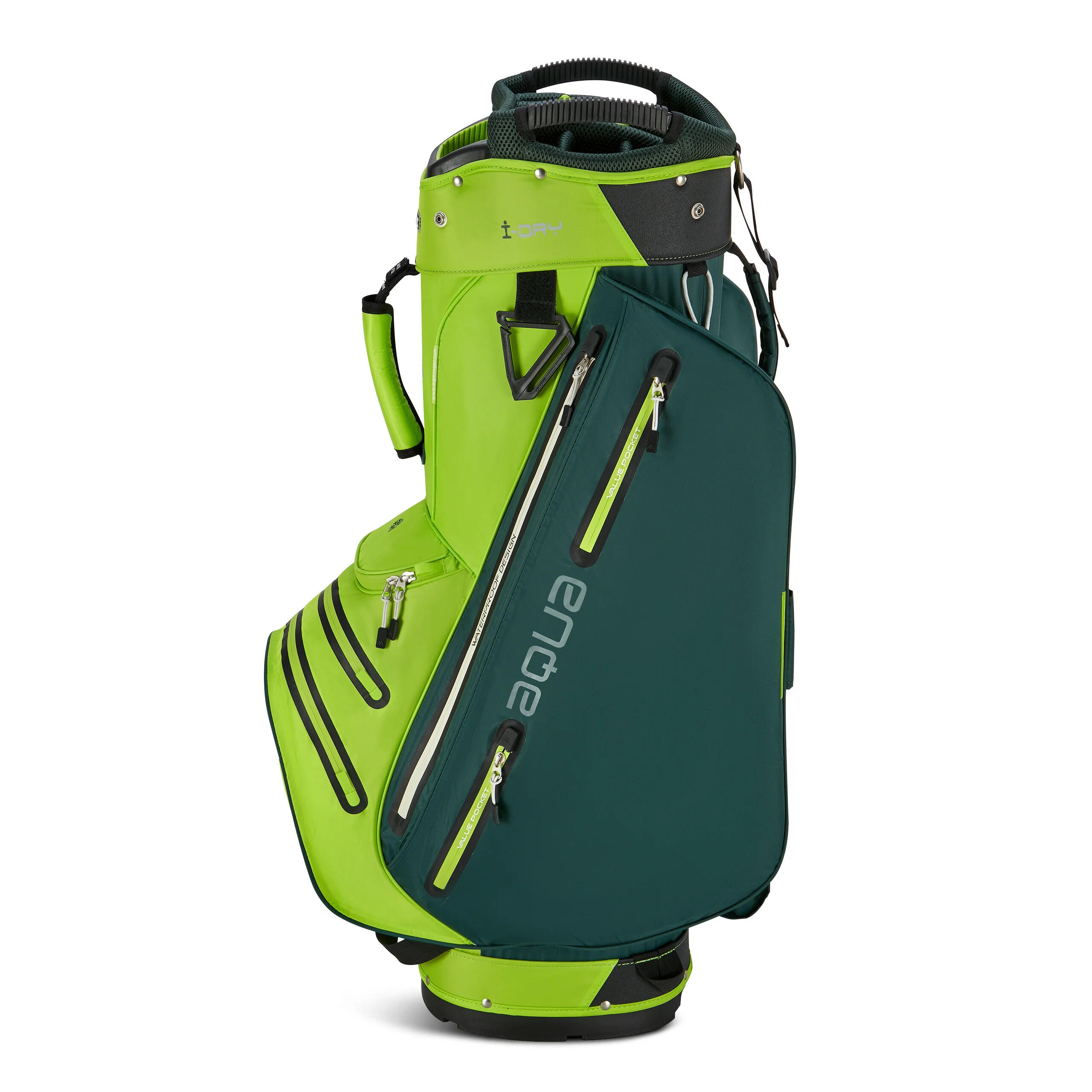 Aqua Style 4 - Saco de Golfe Impermeável - Cartbag - Verde 4/7