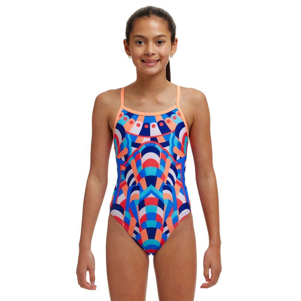 Costume da bagno 1 pezzo bambina Funkita Showtime