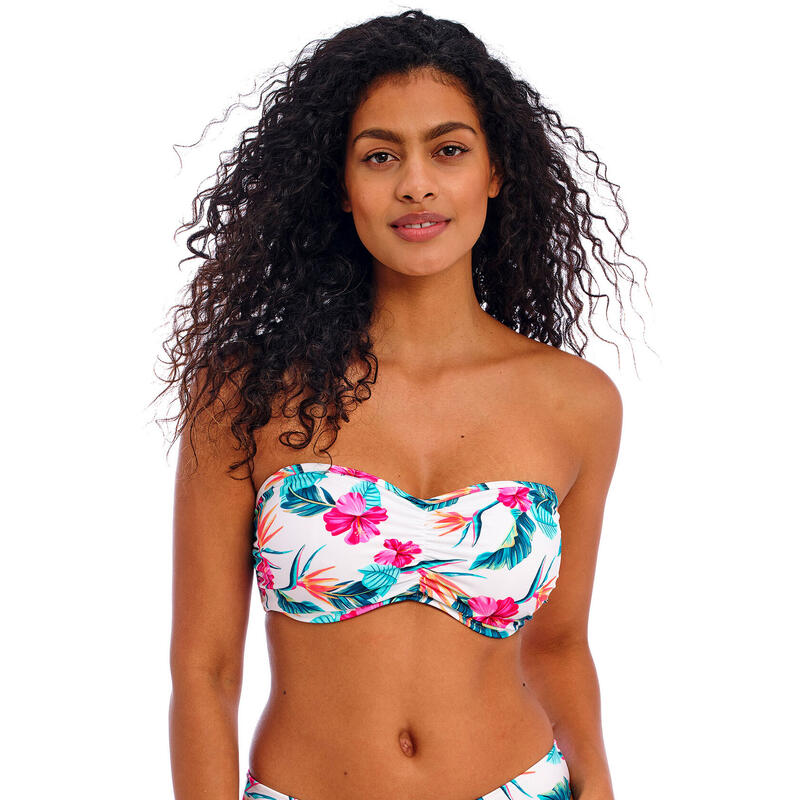 Haut de maillot de bain femme Freya Palm paradise