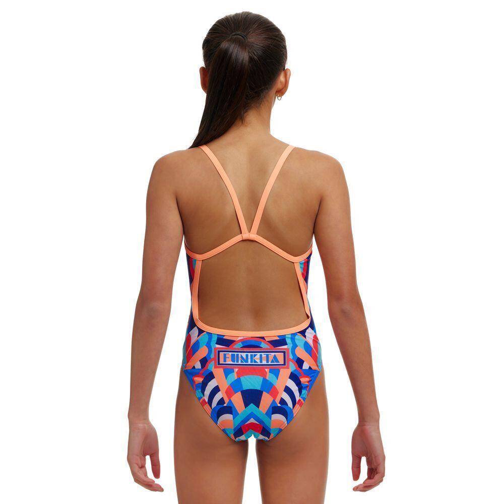 Costume da bagno 1 pezzo bambina Funkita Showtime