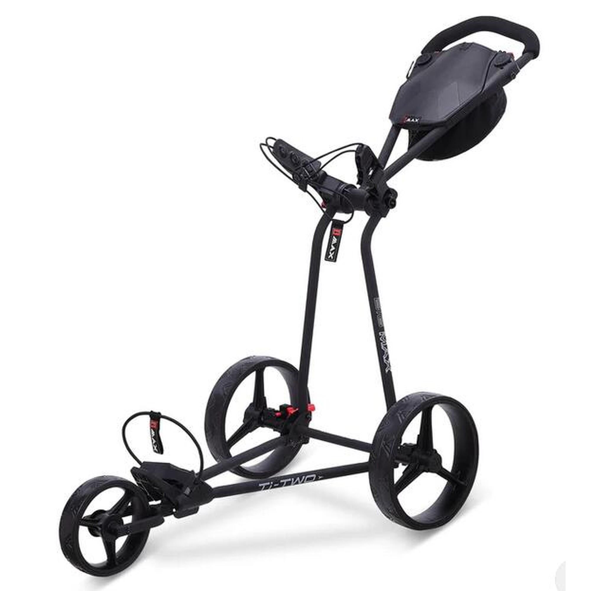 Chariot de golf manuel BIG MAX Trolley TI Two