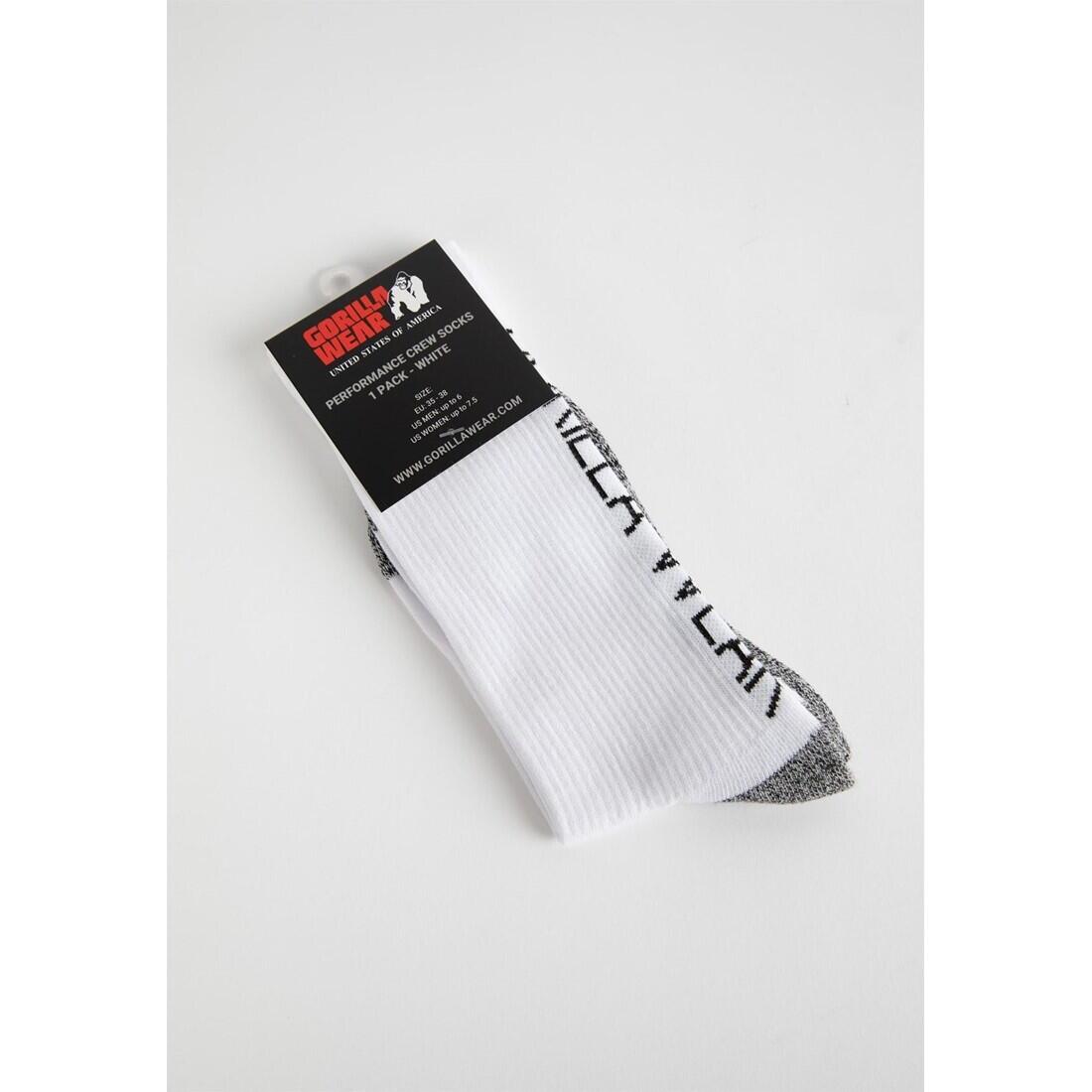 Performance Crew Socks - Wit - EU 43-46 4/5