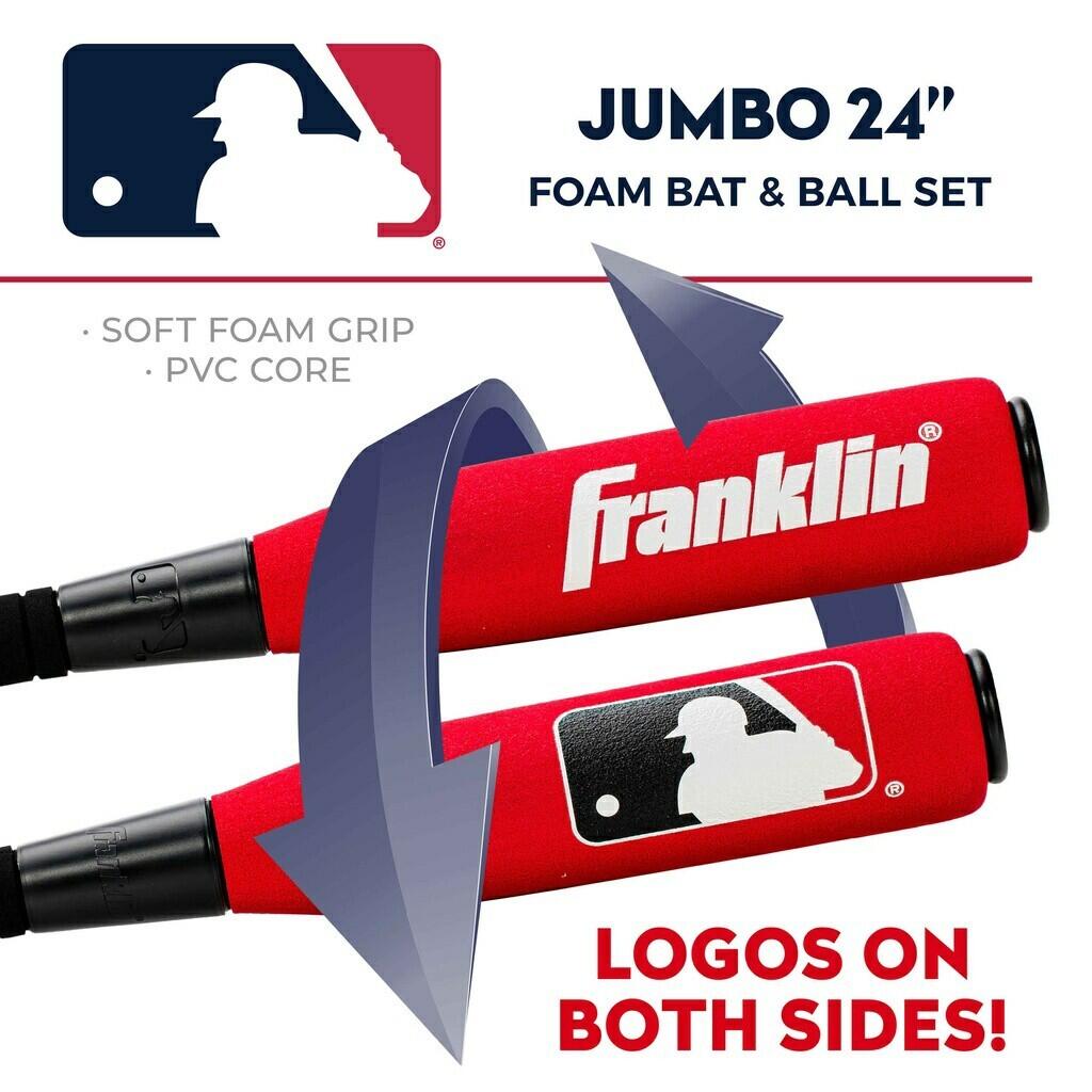 Mazza e palla da baseball sovradimensionate Franklin MLB 3/5