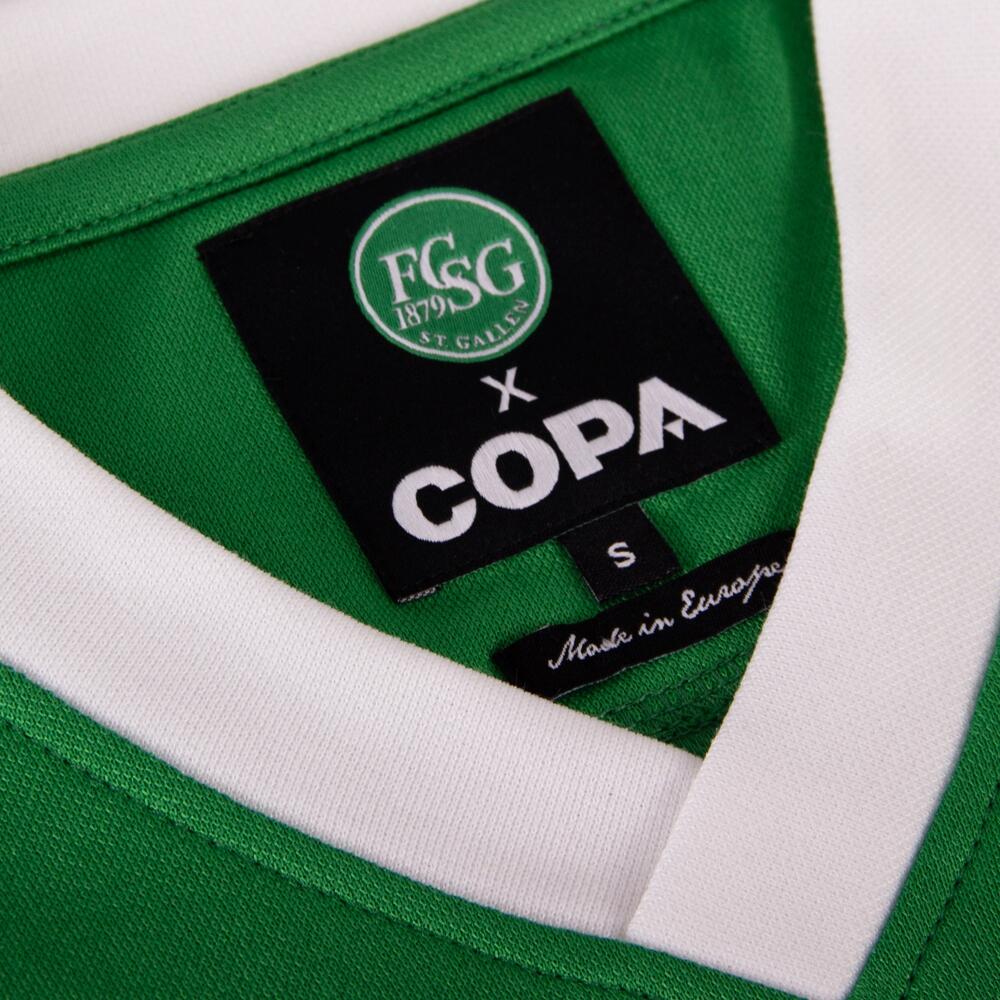 Maillot de football rétro - Homme - FC St. Gallen 1984 - Manches Cortes - Vert 4/7