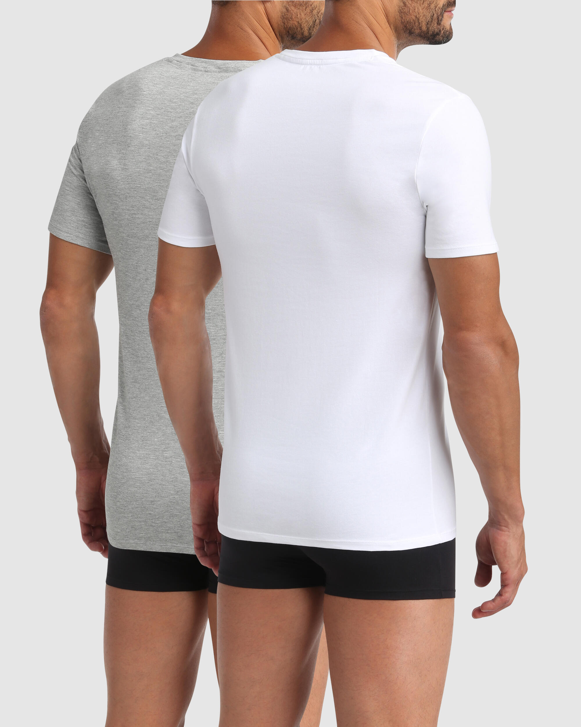 Lot de 2 t-shirts Respirant Col V Homme Gots Good 2/6