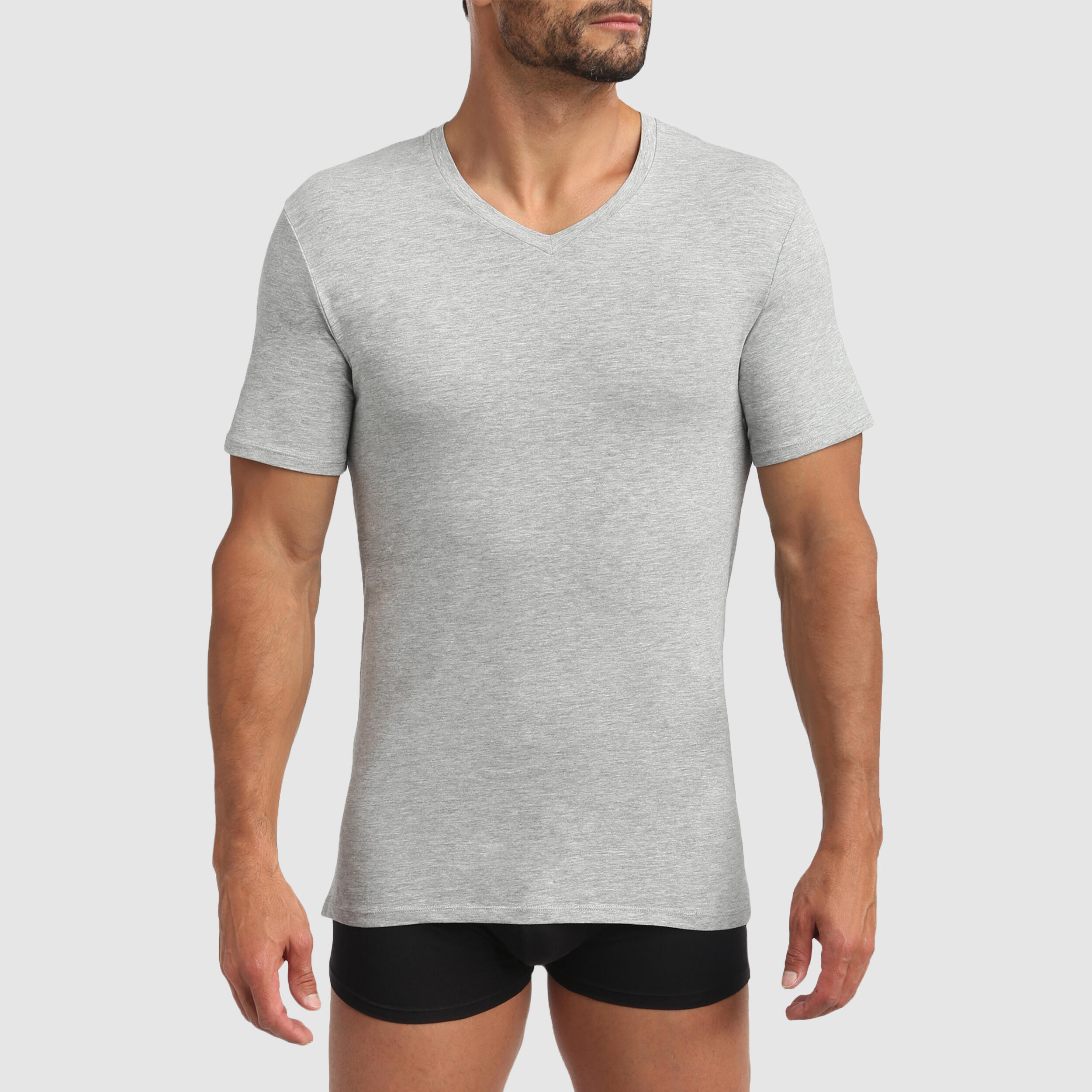 Lot de 2 t-shirts Respirant Col V Homme Gots Good 3/6