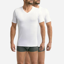 Lot de 2 t-shirts Respirant Col V Homme Gots Good