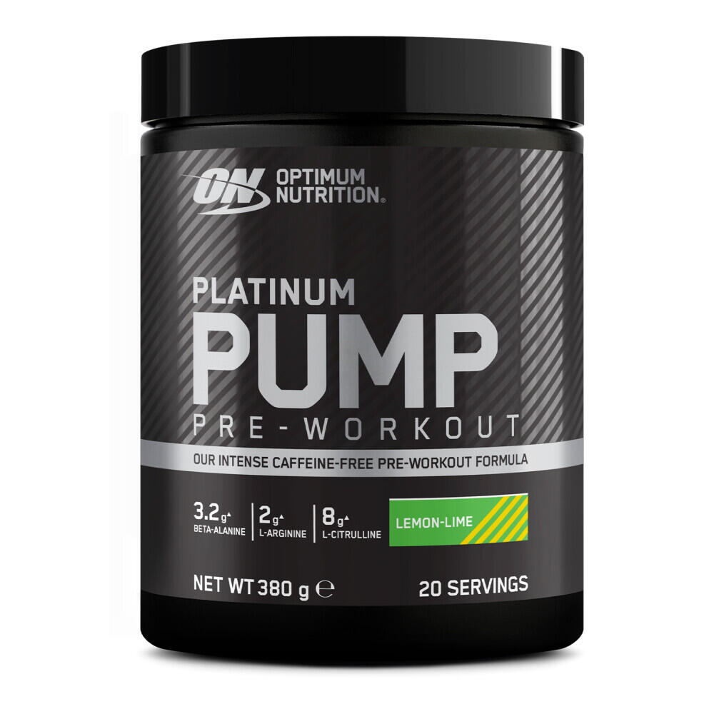 Optimum Nutrition - Pre-workout - Platinum Pump Pre-workout - Citron Et Citron Vert 380g - Pre-workout - 380 G - Decathlon