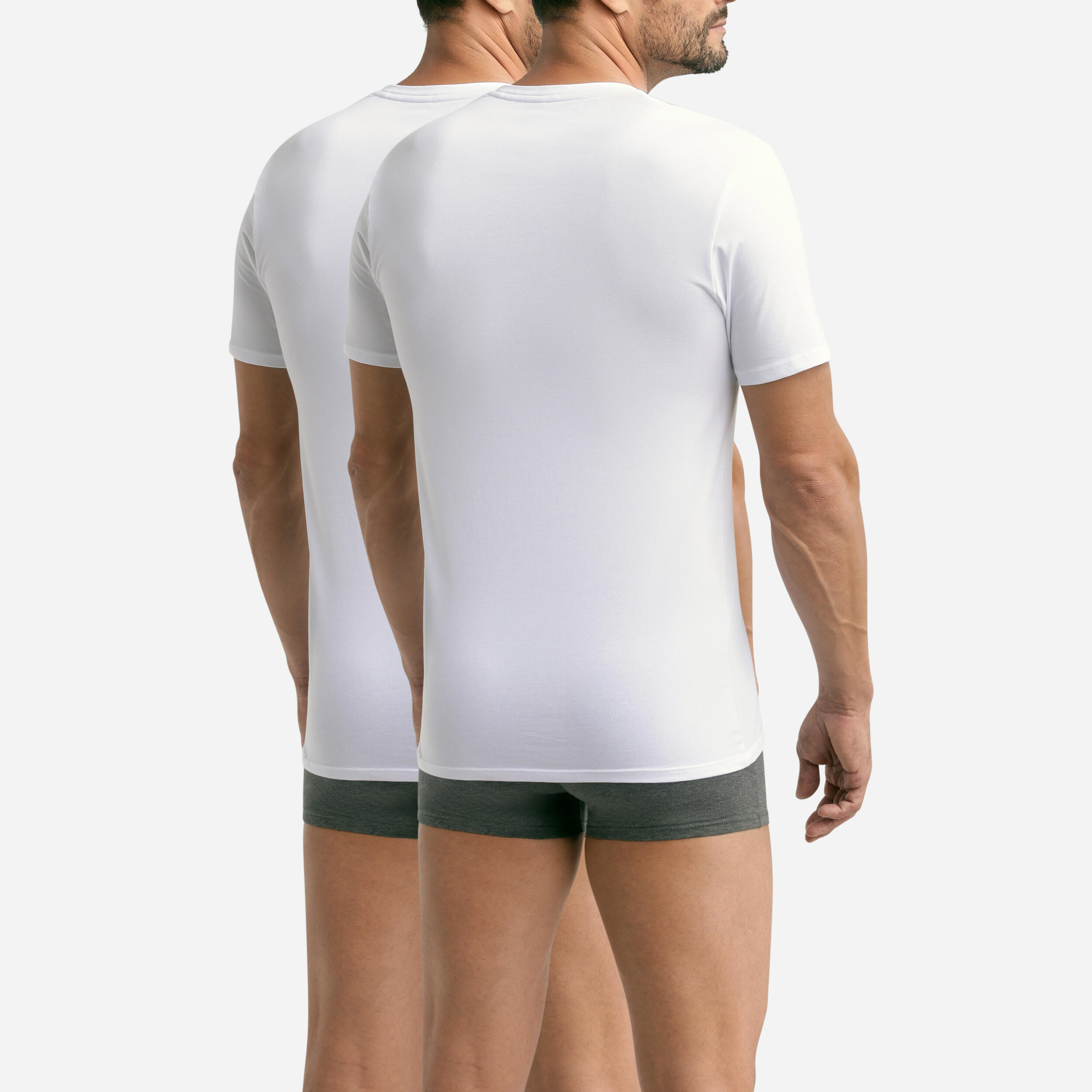 Lot de 2 t-shirts Respirant Col V Homme Gots Good 2/6