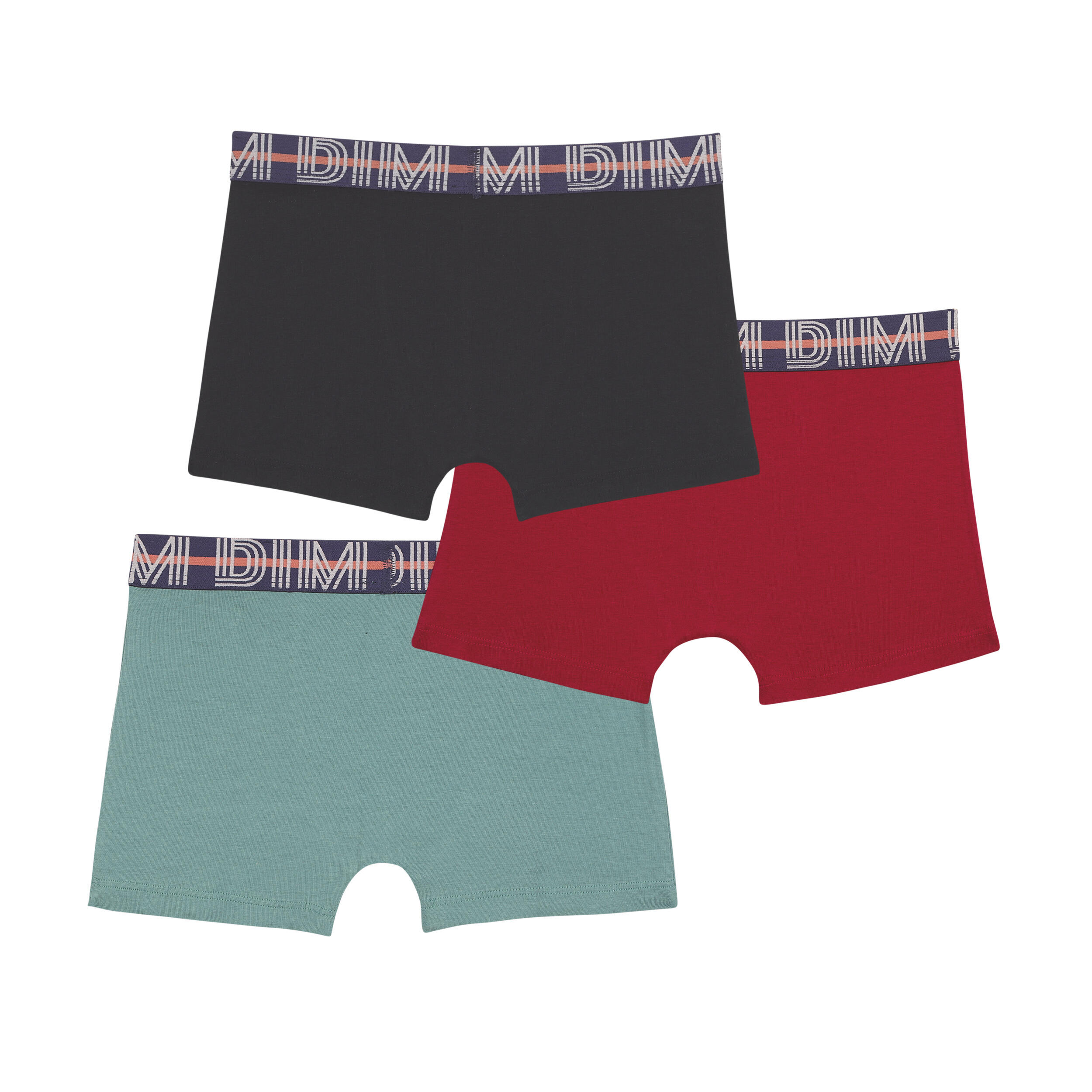 Lot de 3 Boxers Coton Enfant Dim Ecodim 3/6