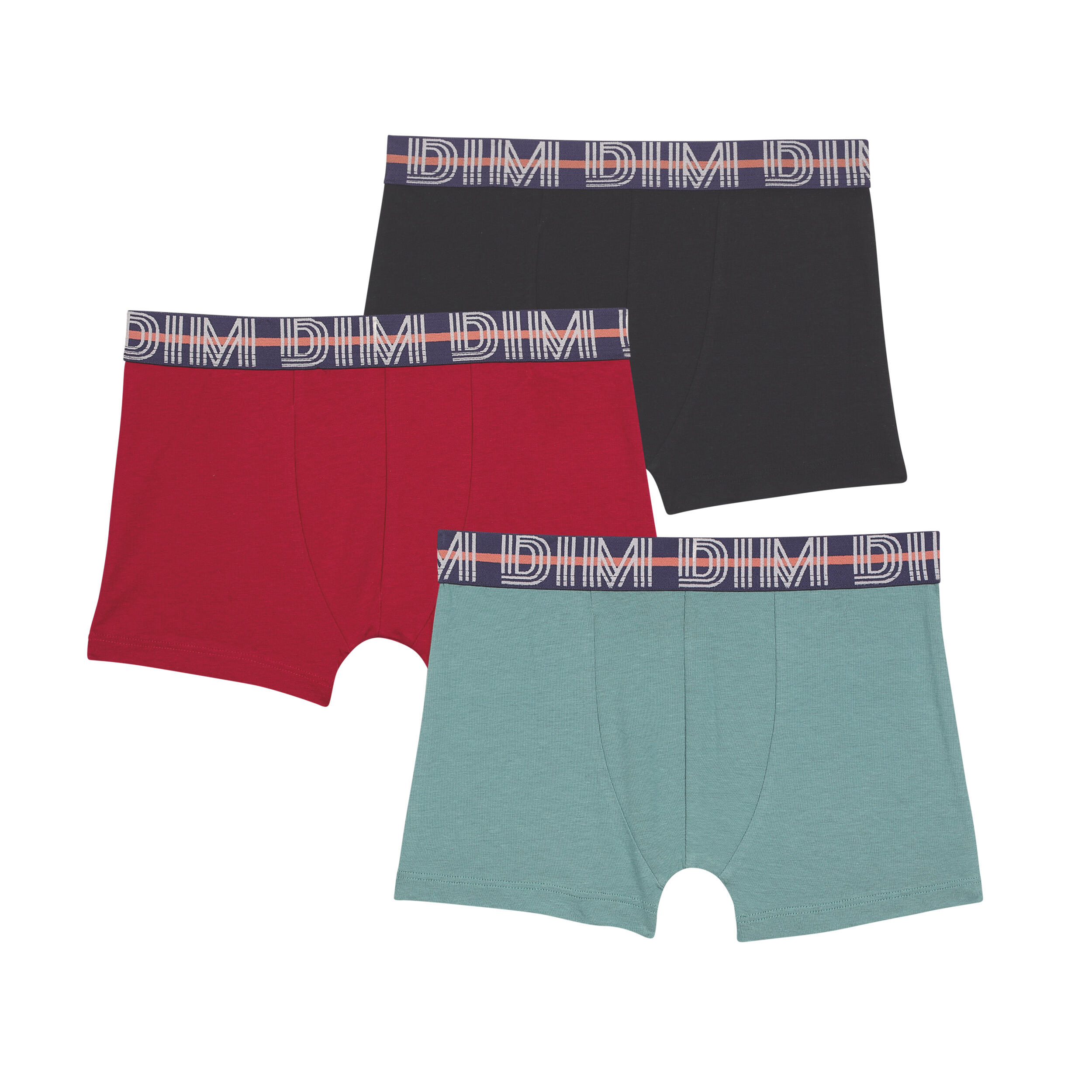 Lot de 3 Boxers Coton Enfant Dim Ecodim 2/6
