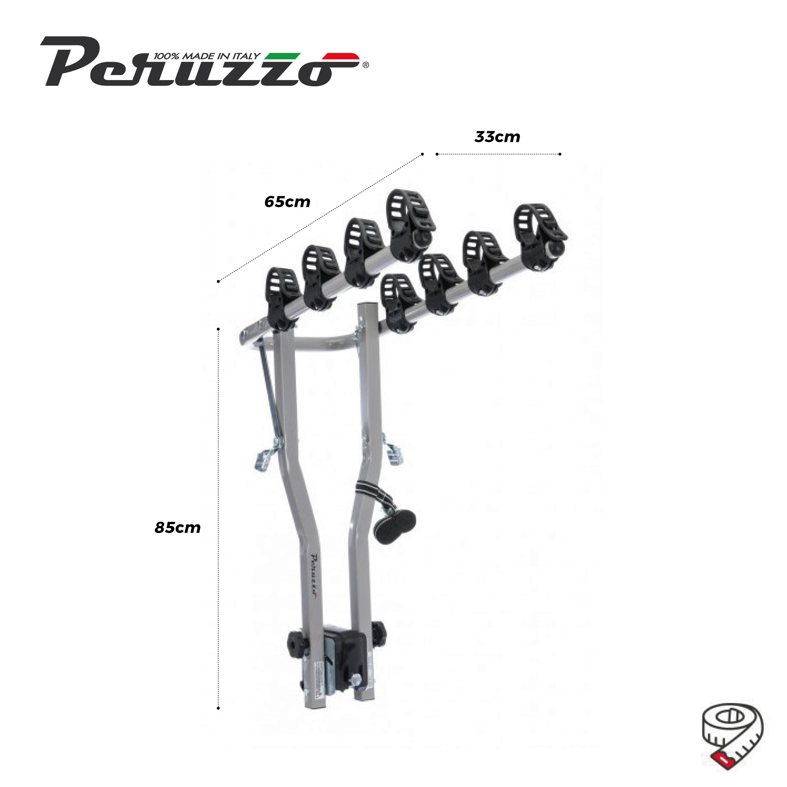 Gancho de remolque reclinable AREZZO 4 Bicicletas 5/5
