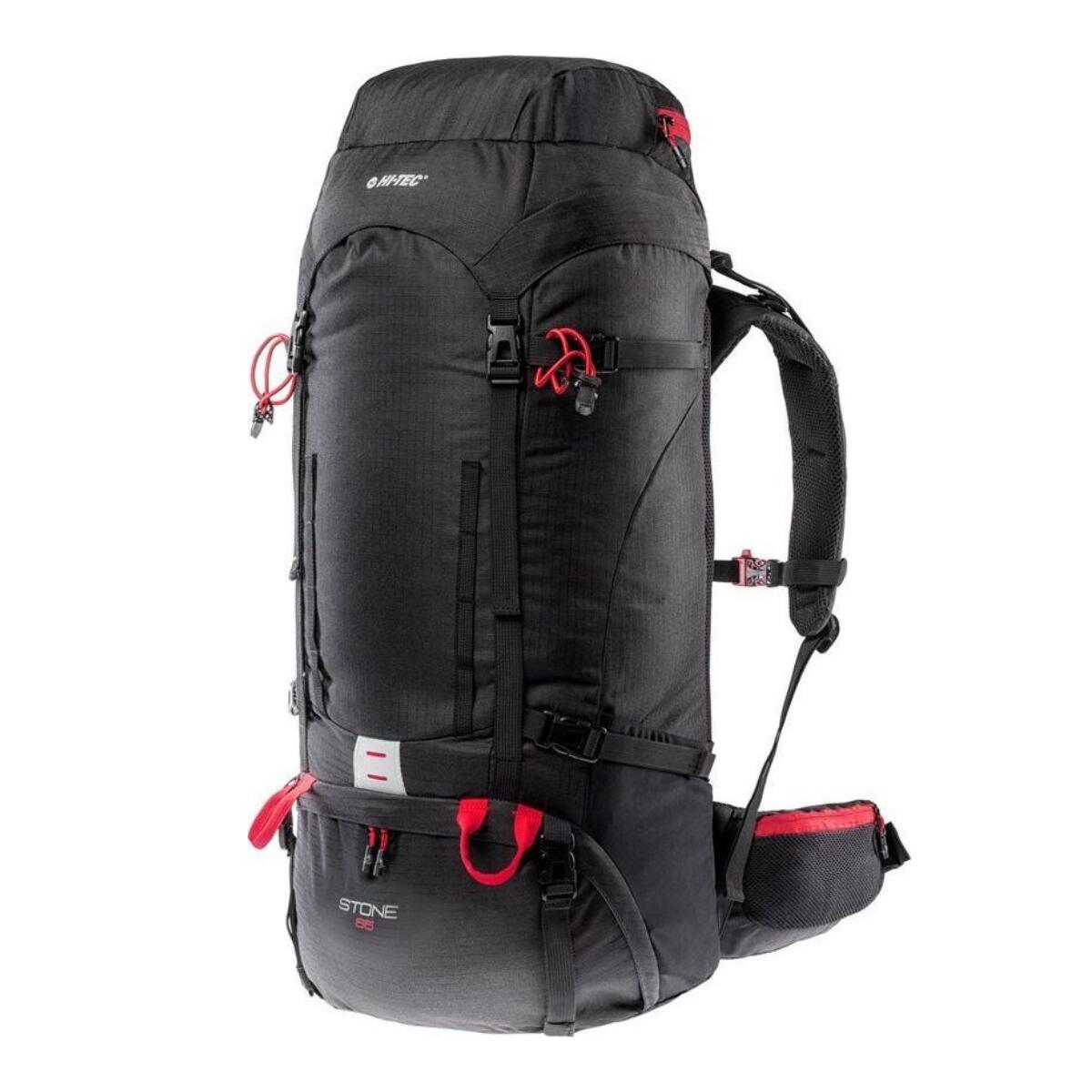 Рюкзак трекинговый Hi-Tec Stone 65 л, 65L, Чёрный / 75 l, Чёрный — фото 2