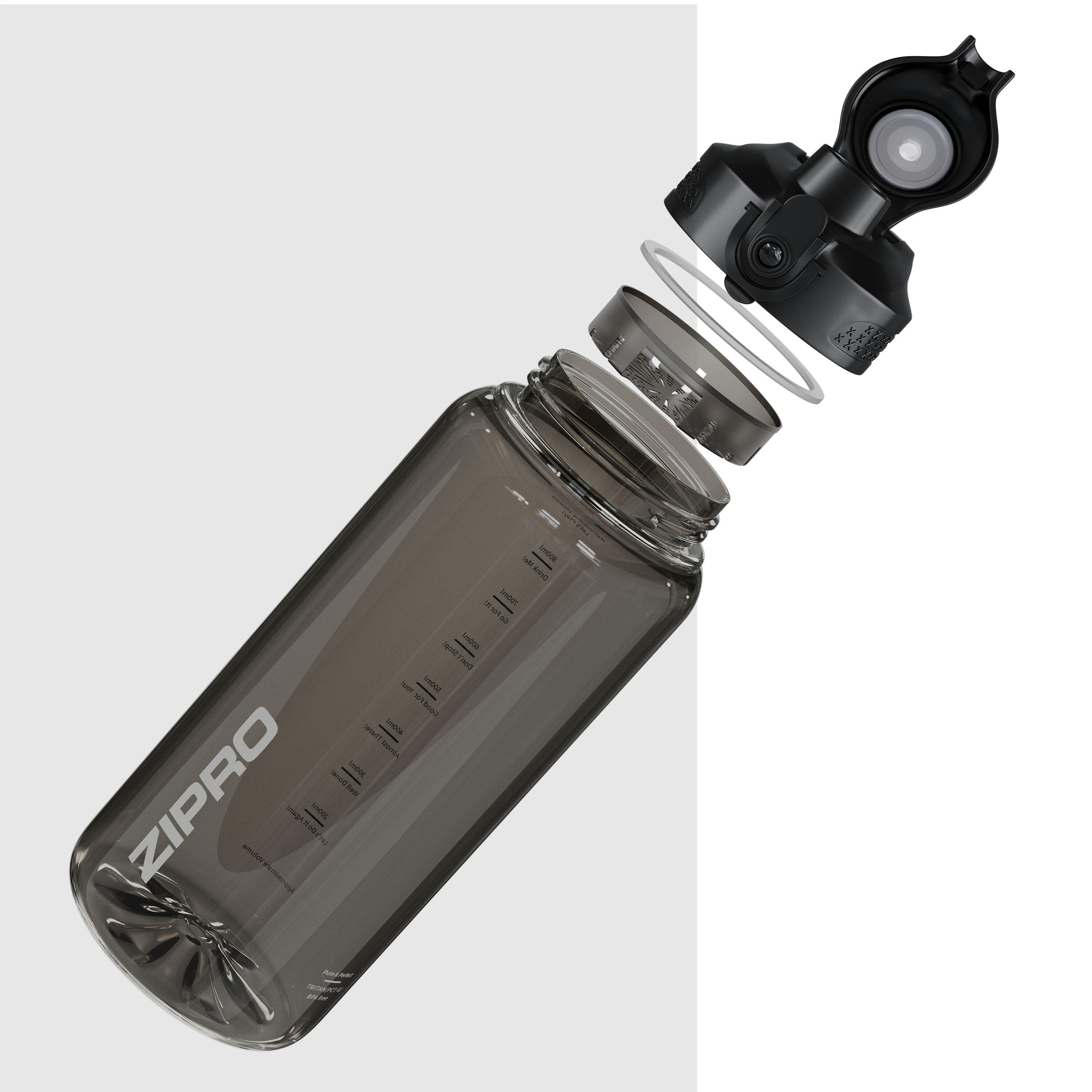 Bouteille d'eau Zipro Water Bottle Tritan 3/8