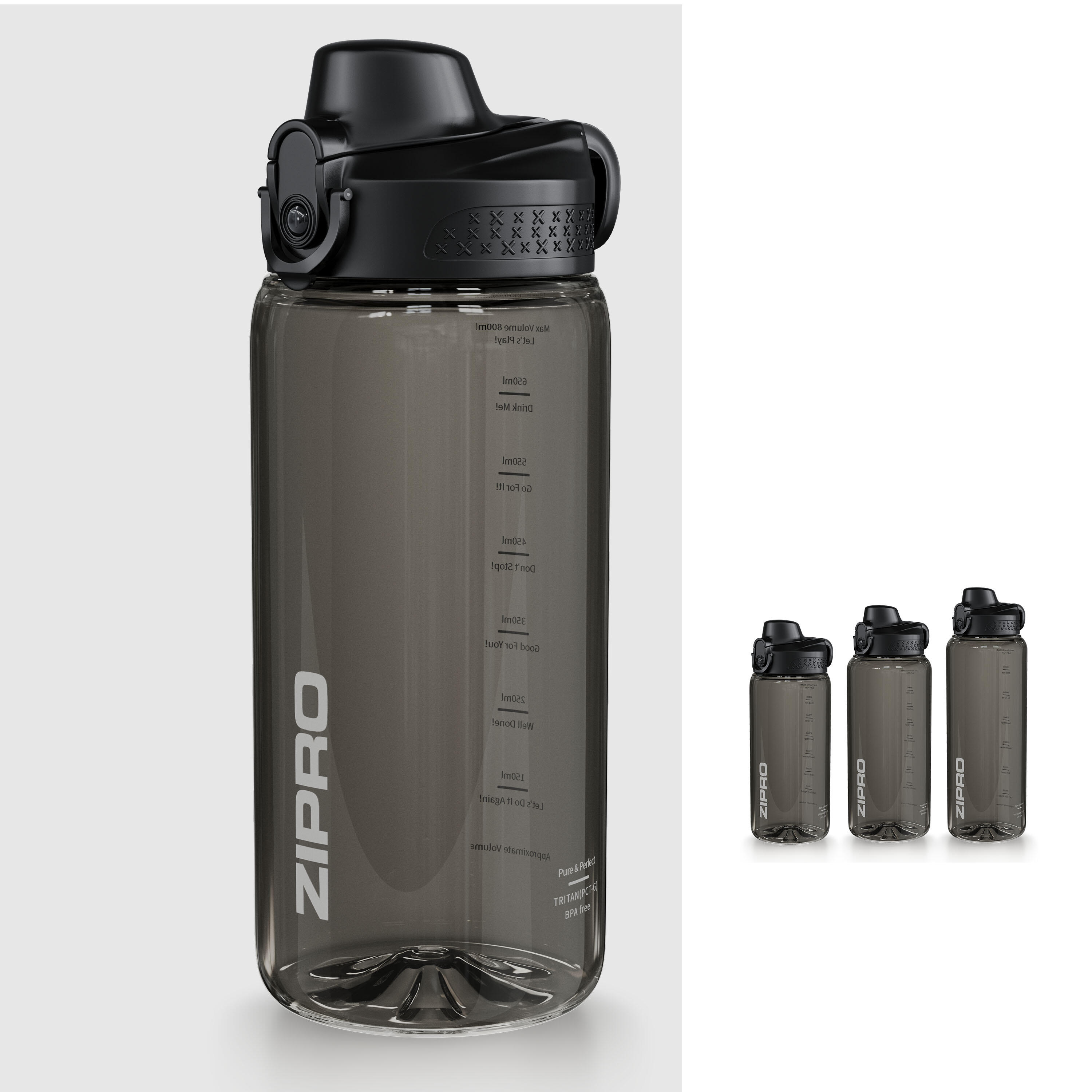 Bouteille d'eau Zipro Water Bottle Tritan 7/8