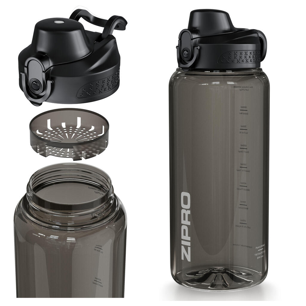 ZIPRO Water Bottle Tritan – BPA Free, 800/1000/1500 ml