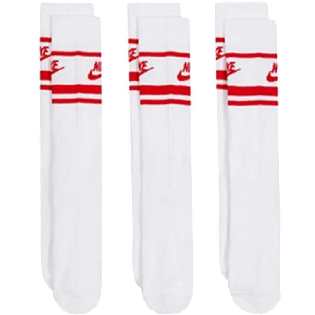 SOKKEN Nike Sportswear Everyday Essential Crew Socks 3, Wit, Uniseks 4/4