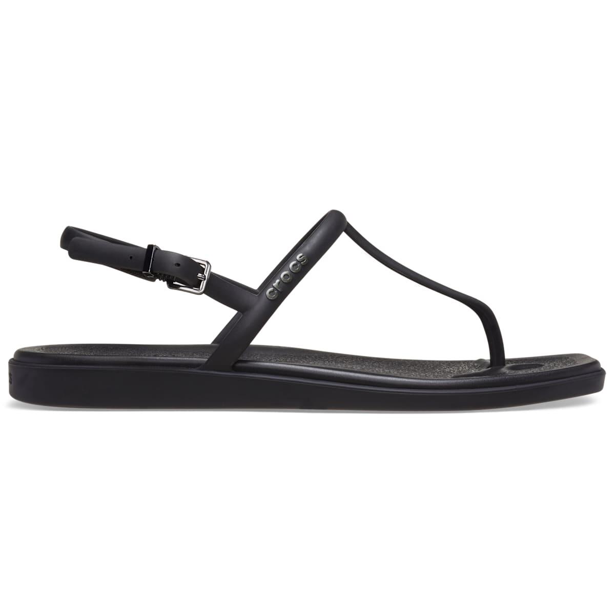 Crocs - Crocs Unisexes Femme Adultes Miami Tong Sandales - Tongs - Noir - Decathlon