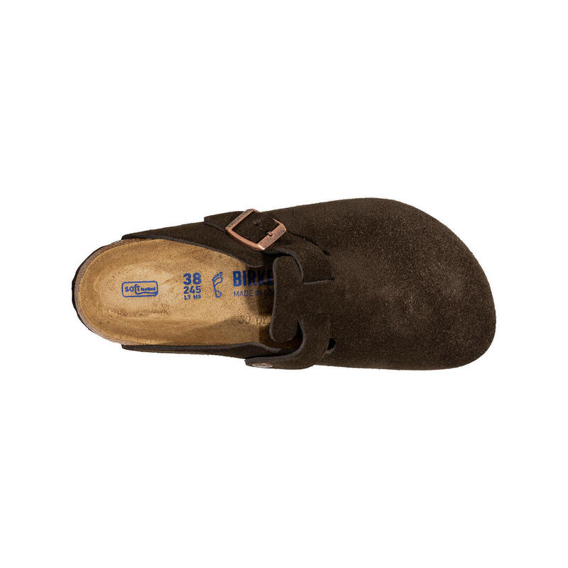 Boston Soft Footbed Suede Mocha