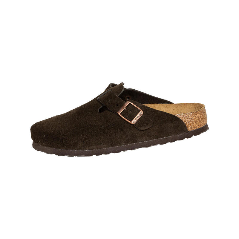 Boston Soft Footbed Suede Mocha