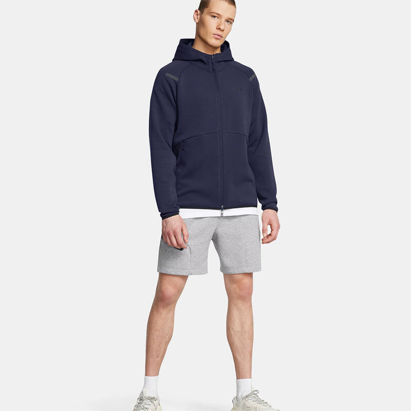 Hoodie Under Armour Inarrêtable Fleece Heren Nacht Marineblauw