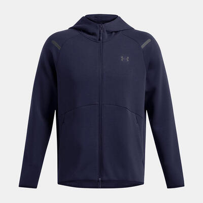 Hoodie under armour inarrêtable fleece heren nacht marineblauw