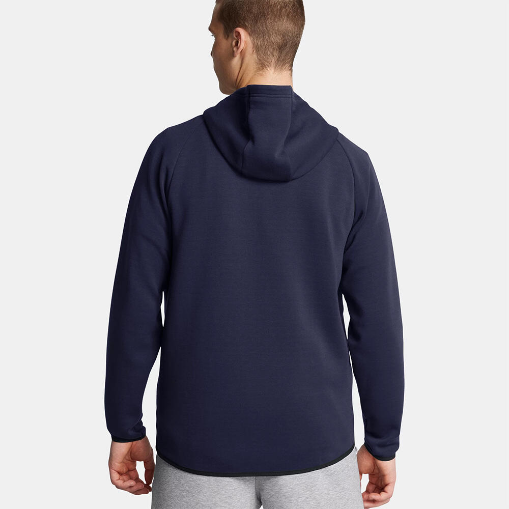 Veste à capuche Under Armour Inarrêtable Fleece Homme Bleu marine nuit 4/5