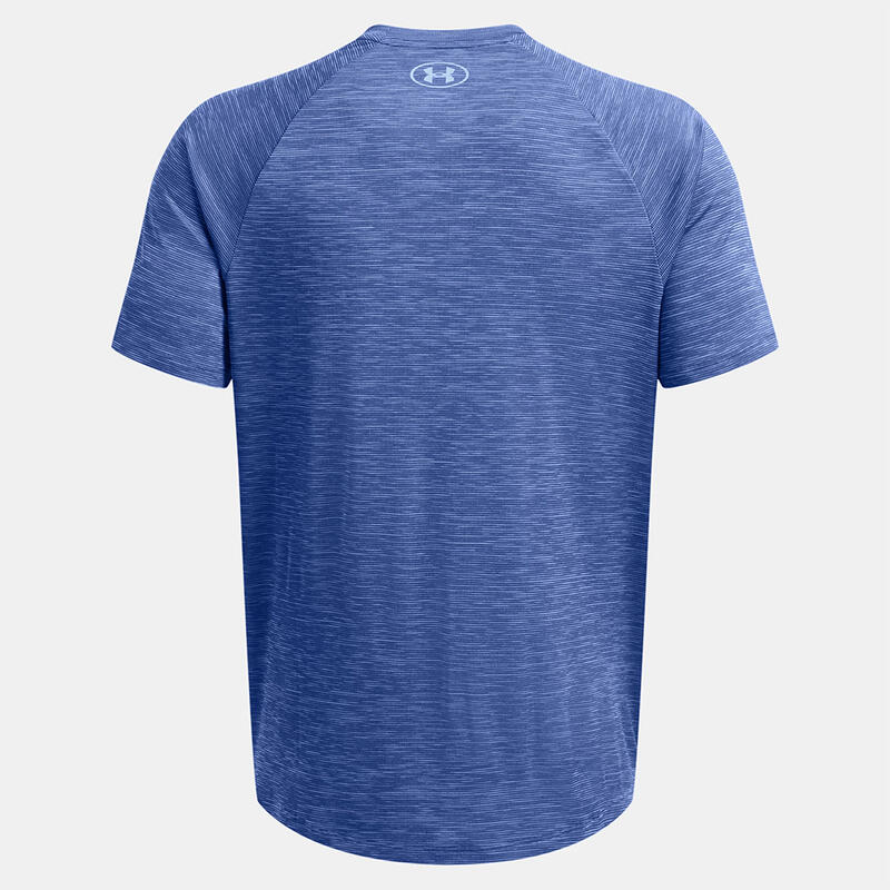 T-shirt À Manches Courtes Under Armour Homme Ua Tech™ Textured Tech Bleu