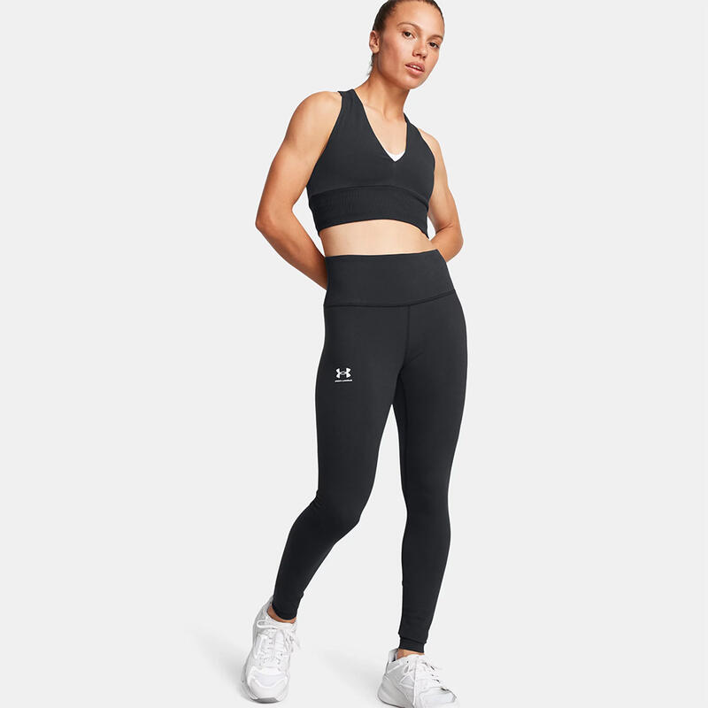 Legging Under Armour Dames Ua Rival Zwart