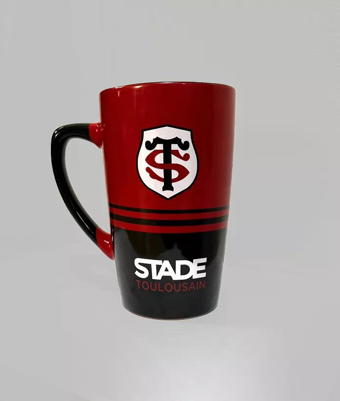 Mug Américain Stade Toulousain Rouge et noir 1/2