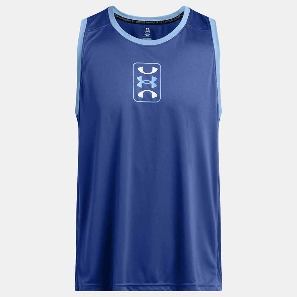 Canotta Under Armour Blu Ua Zone Uomo |  Under Armour